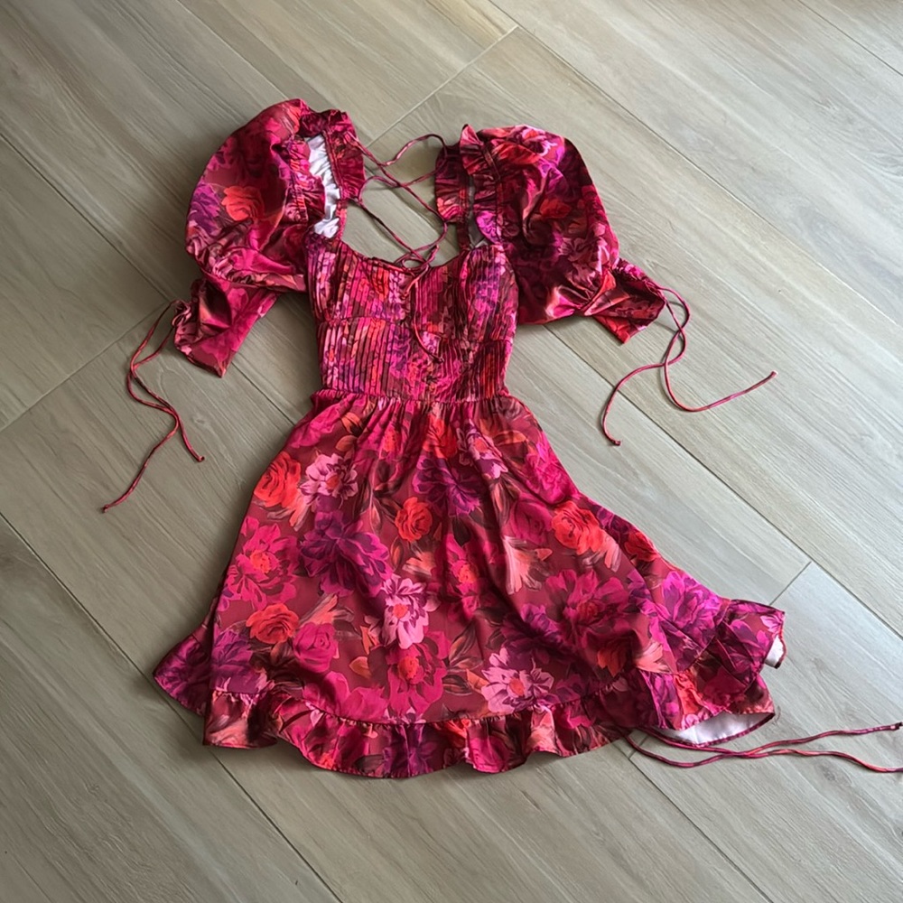 For Love and Lemons Alia Mini Dress Size M